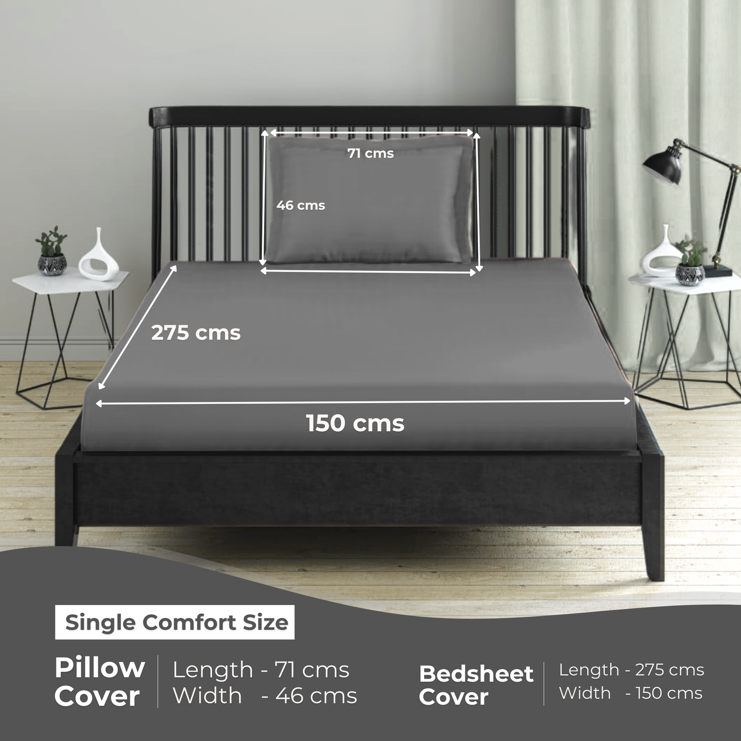 Single Comfort - 275cmx150cm