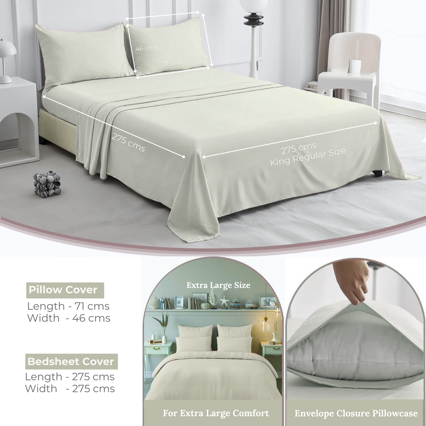 King Regular - 275cmx275cm