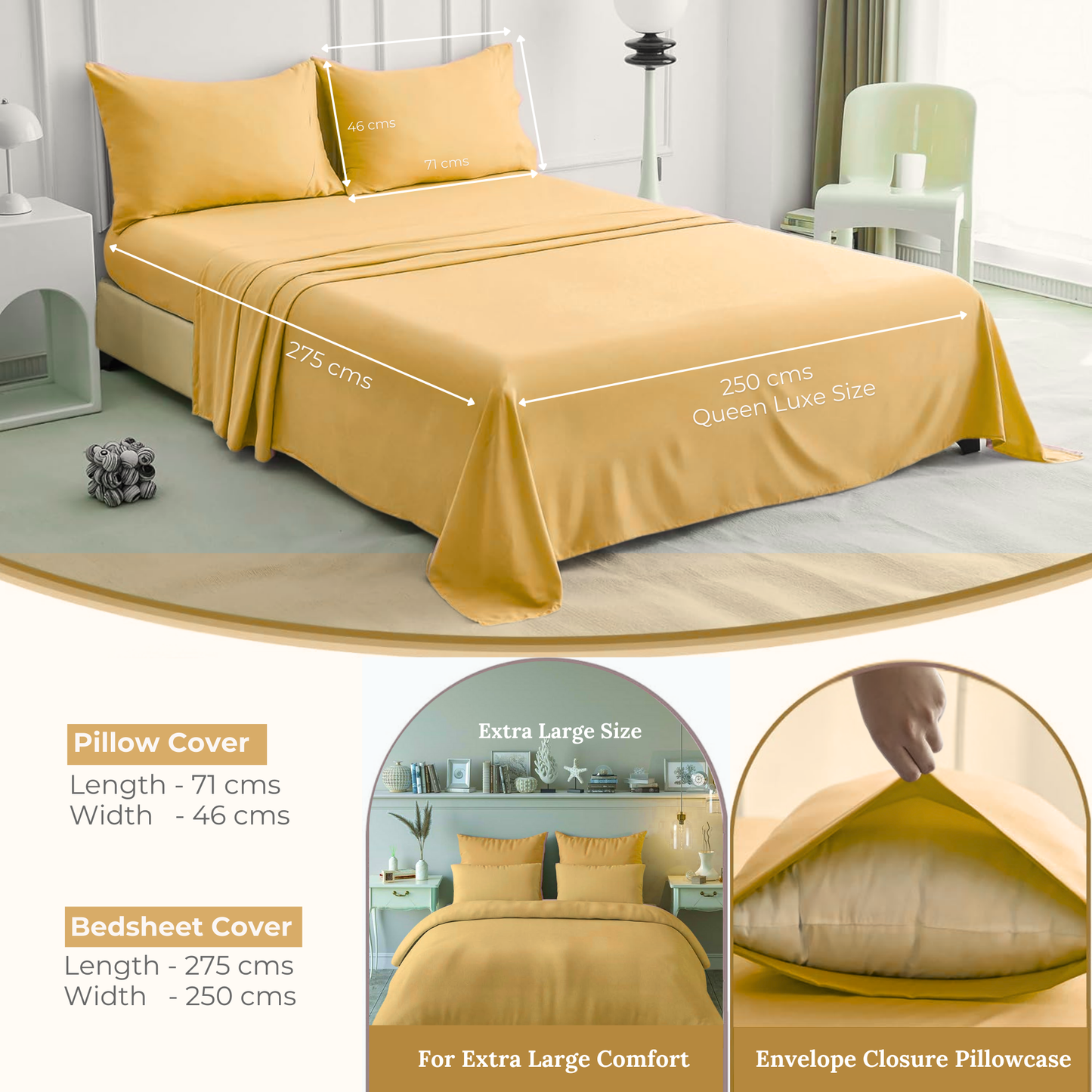 Queen Luxe - 275cmx250cm