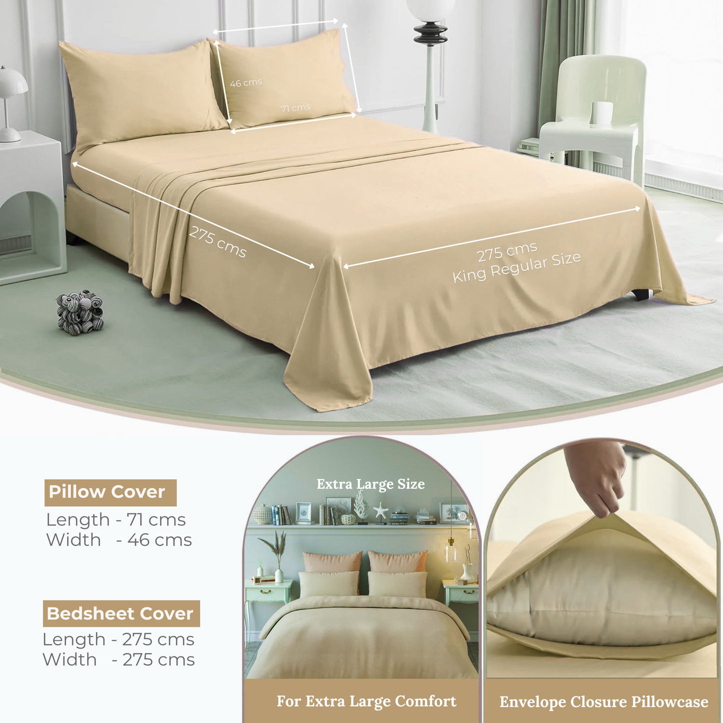 King Regular - 275cmx275cm