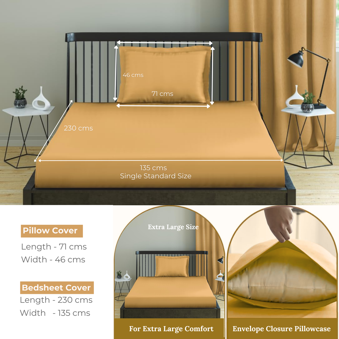 Single Standard - 230cmx135cm