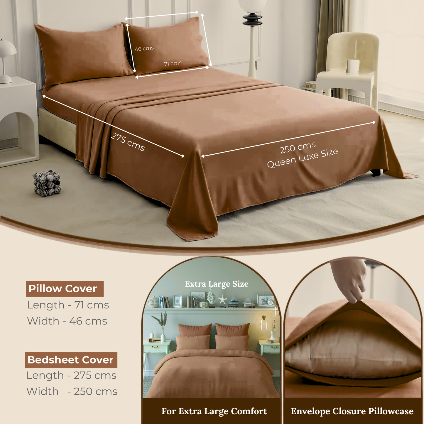 Queen Luxe - 275cmx250cm