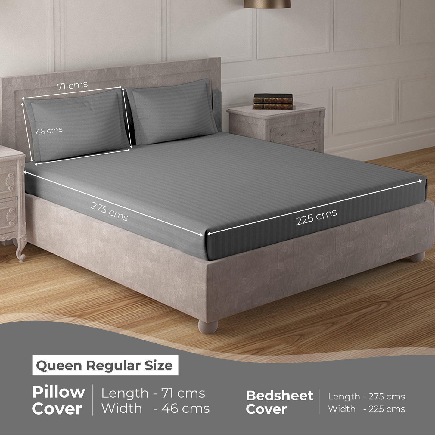 Queen Regular - 275cmx225cm