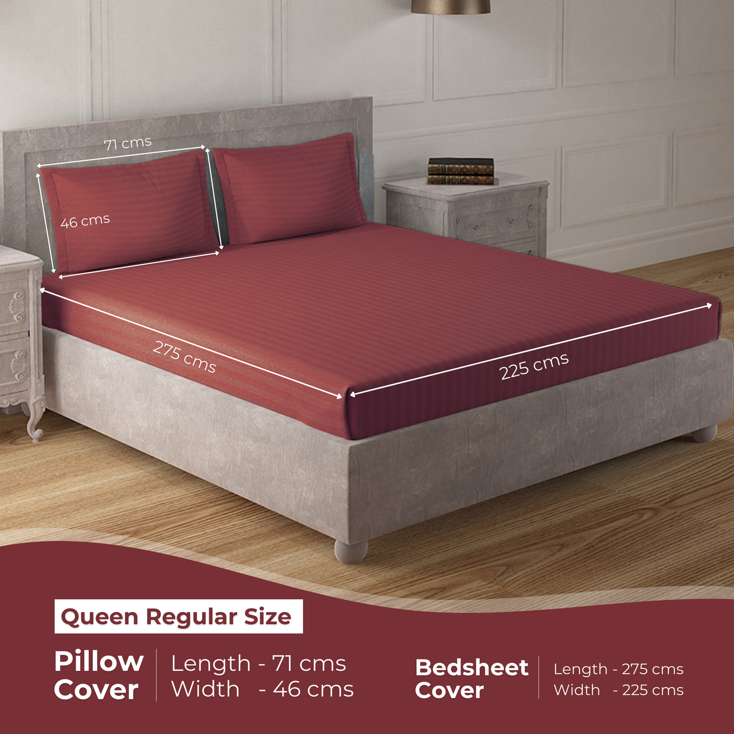 Queen Regular - 275cmx225cm