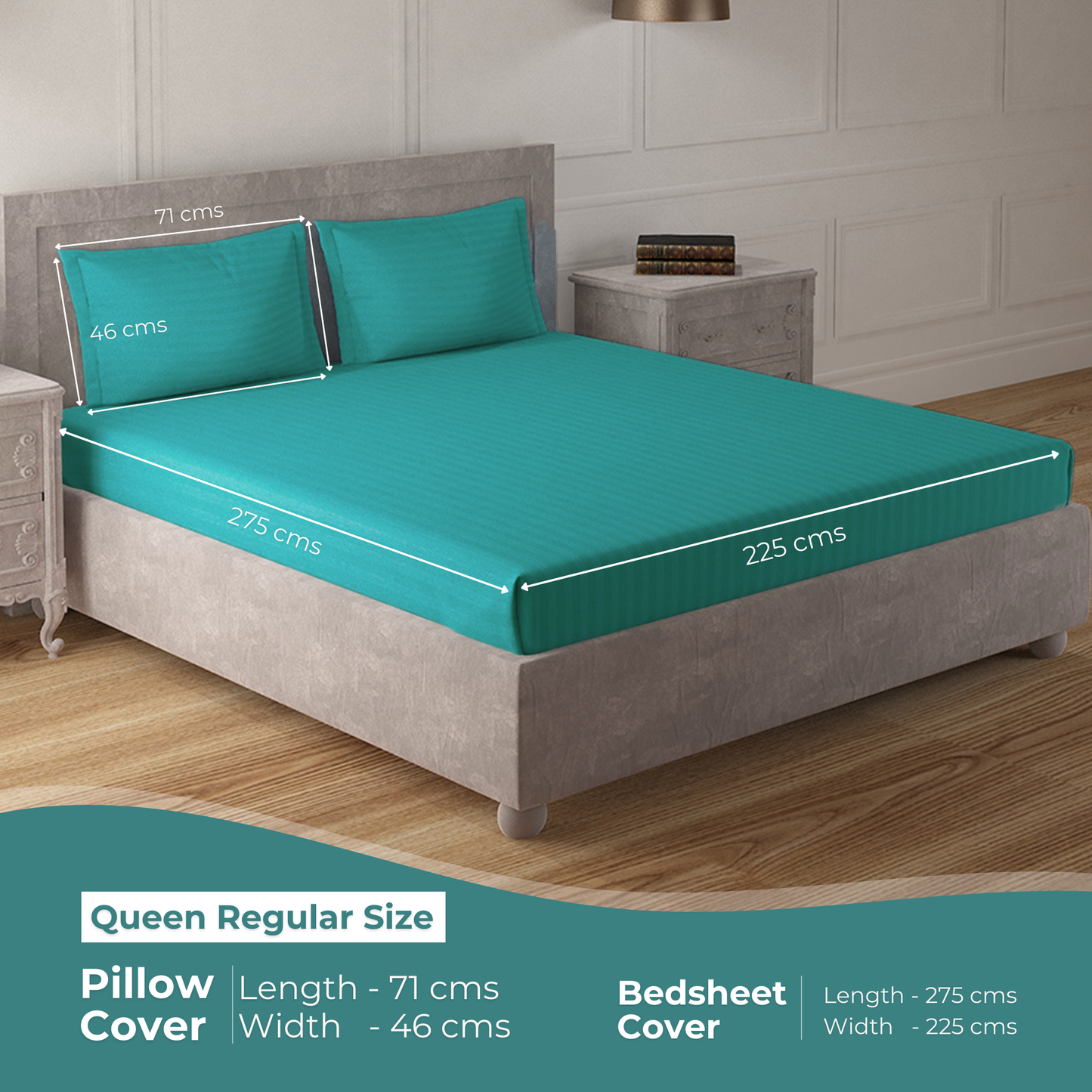 Queen Regular - 275cmx225cm