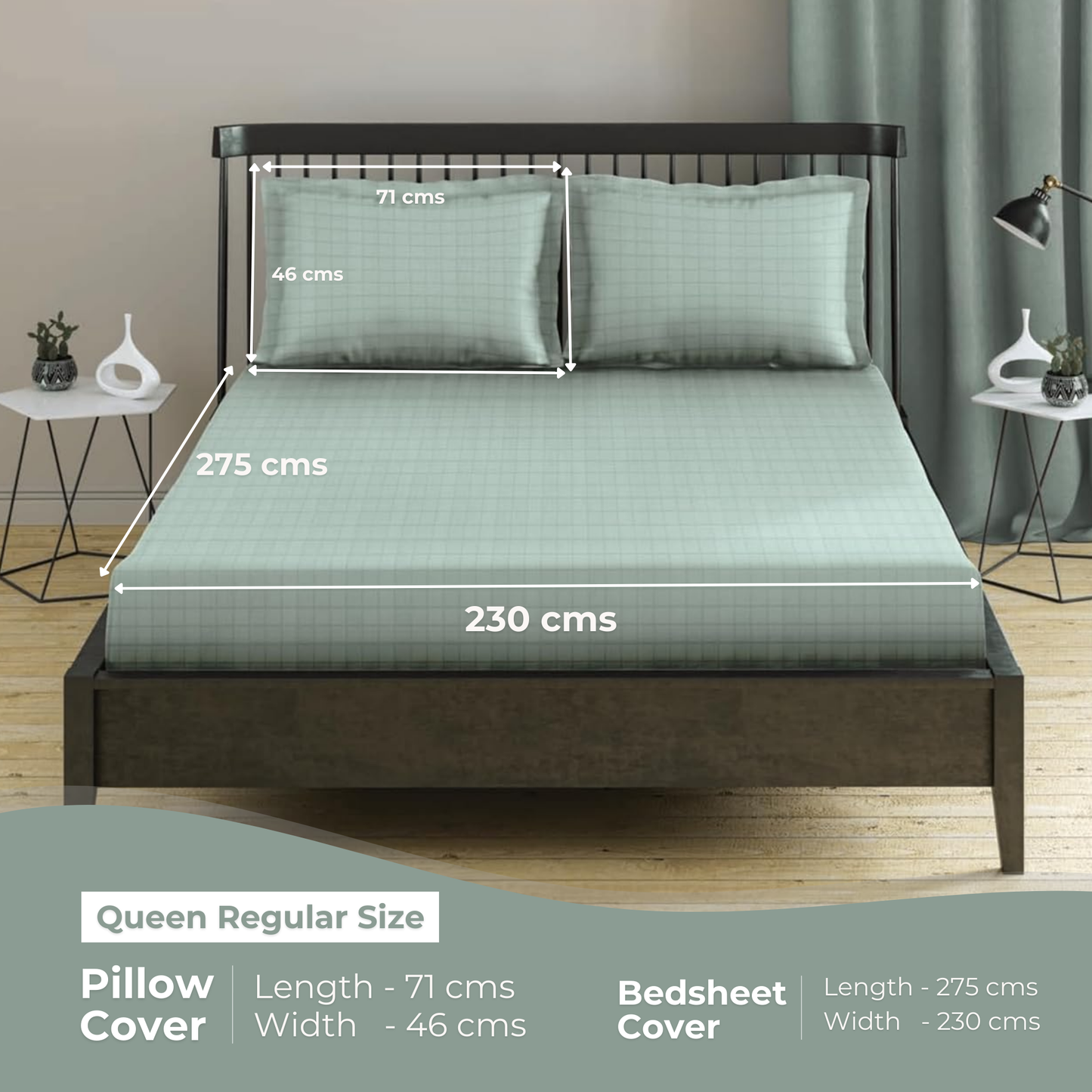 Queen Regular - 275cmx225cm