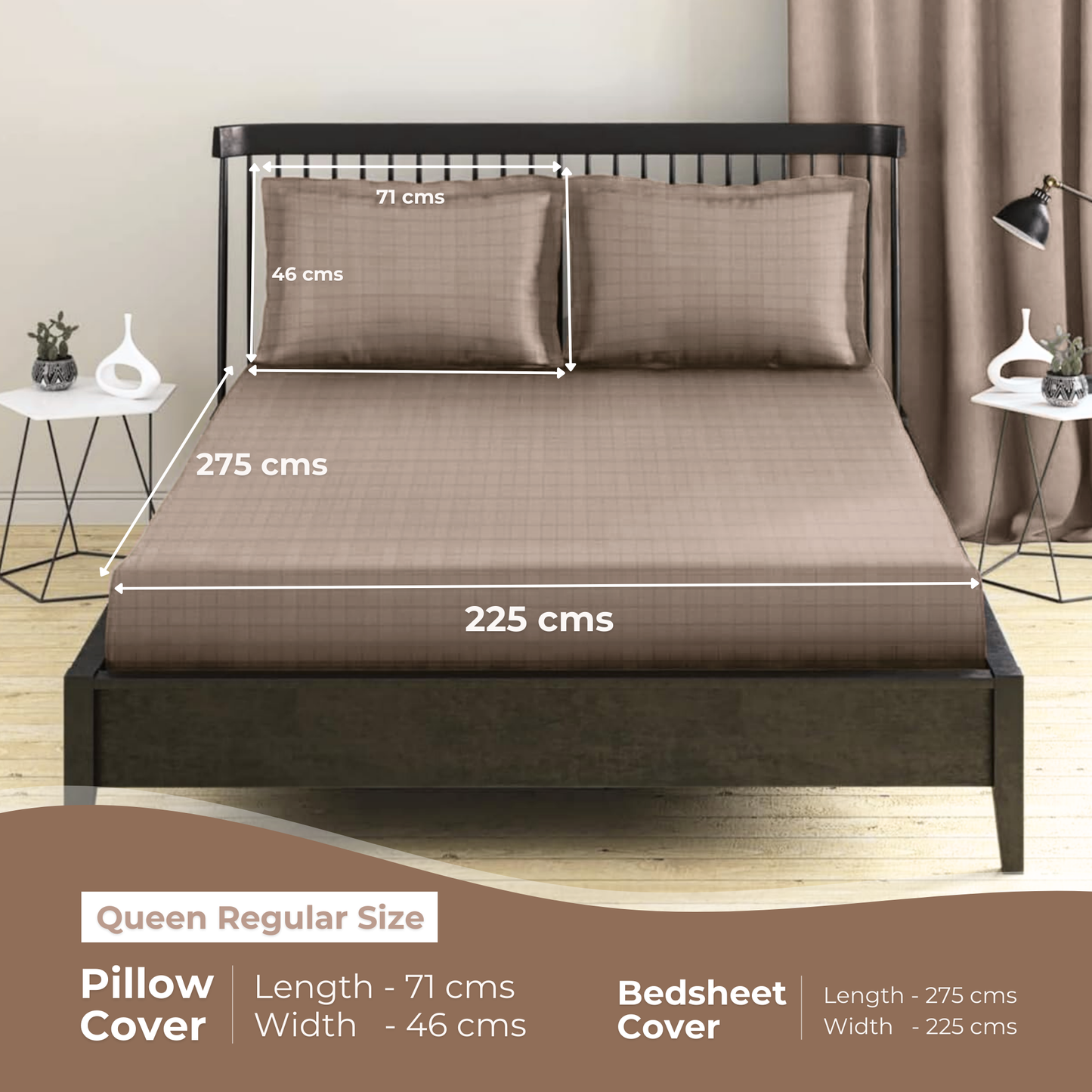Queen Regular - 275cmx225cm