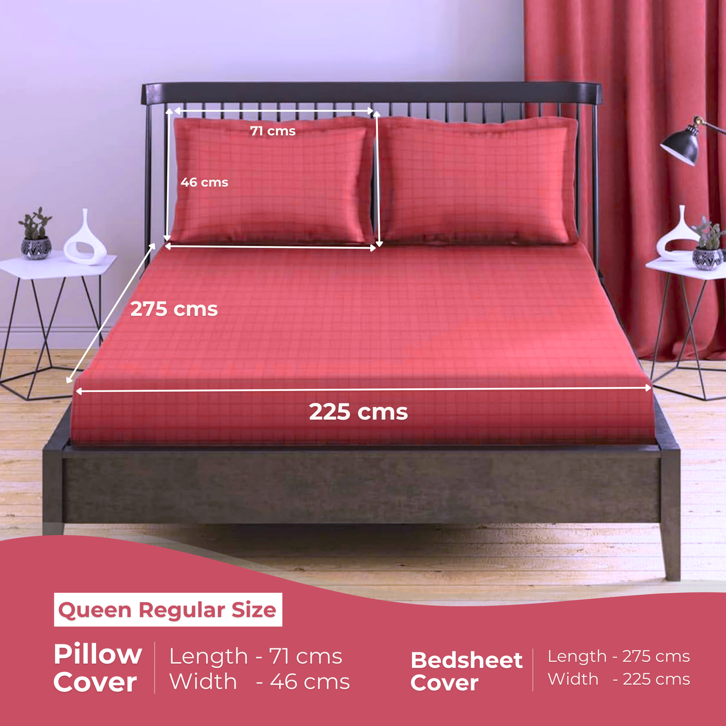 Queen Regular - 275cmx225cm