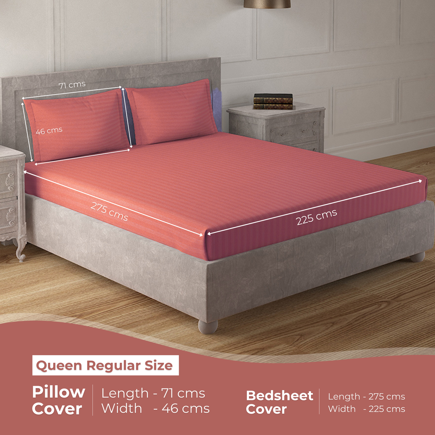Queen Regular - 275cmx225cm