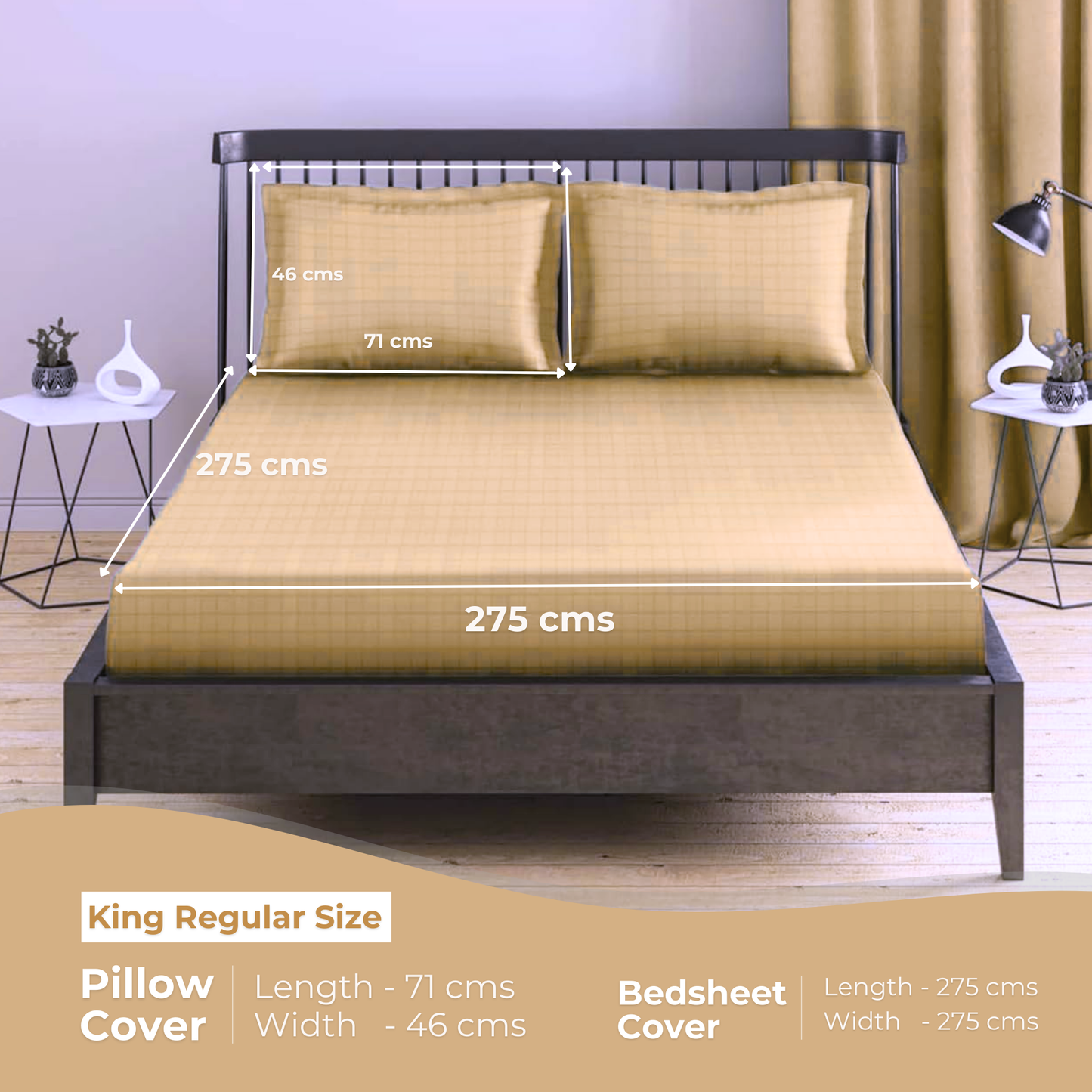 King Regular - 275cmx275cm