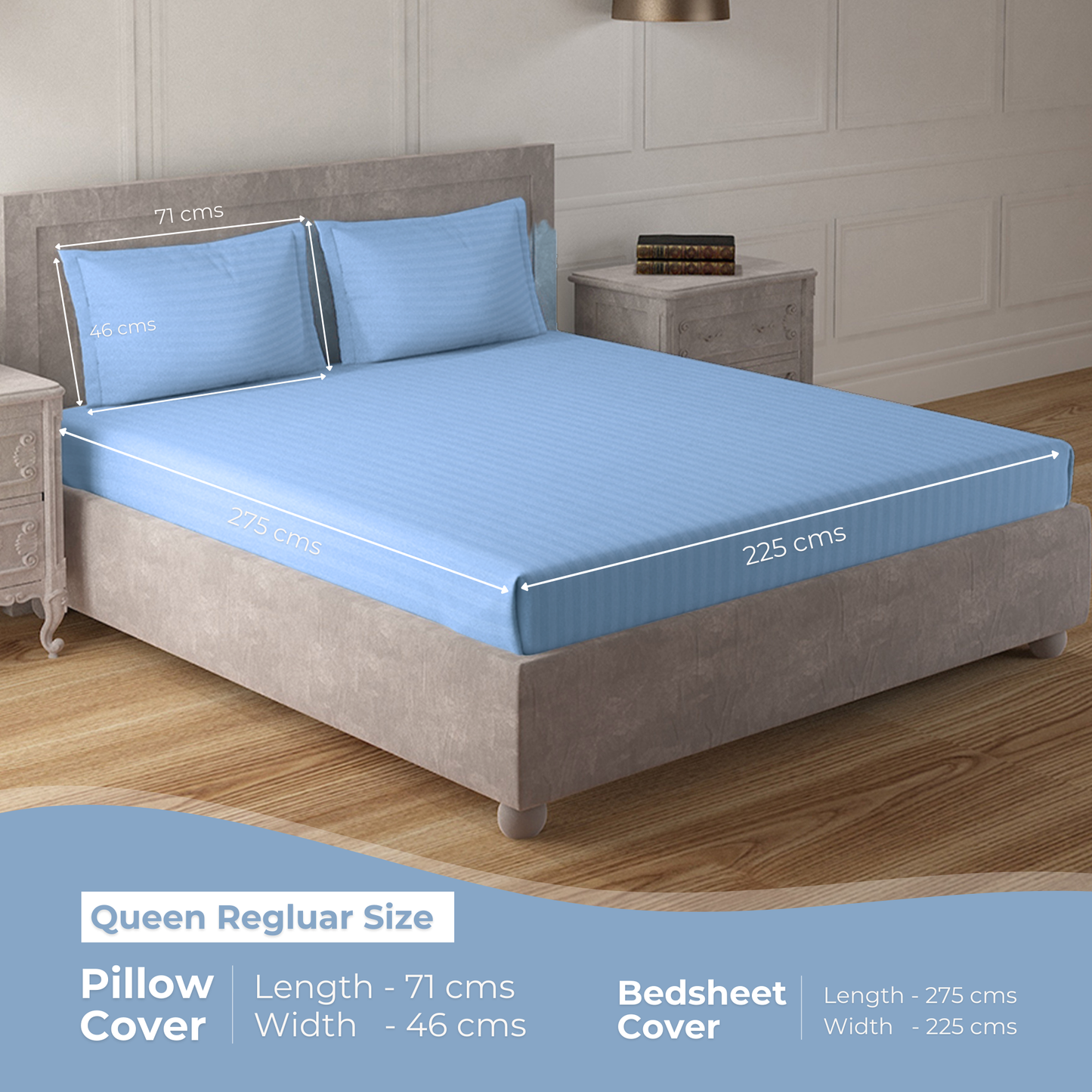 Queen Regular - 275cmx225cm