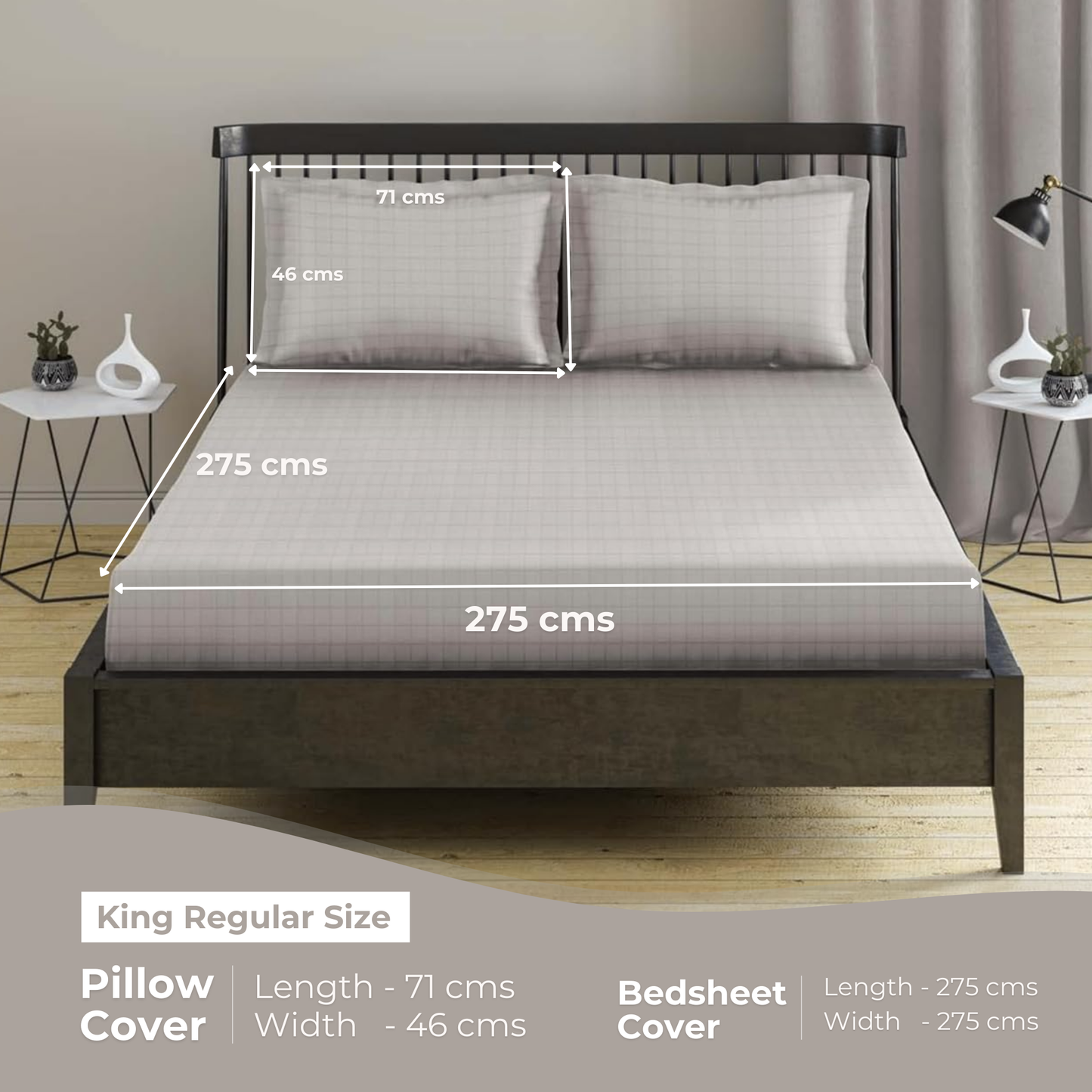 King Regular - 275cmx275cm