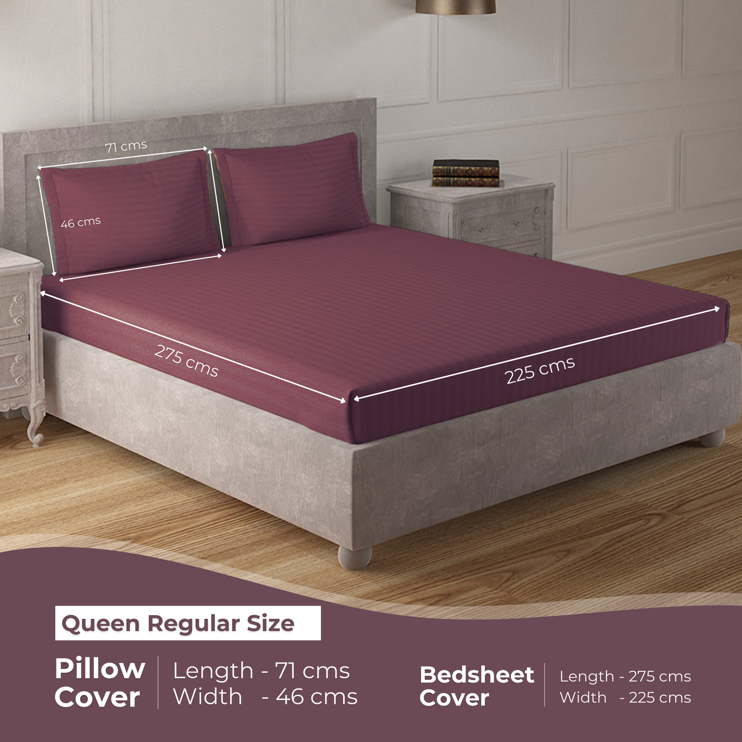 Queen Regular - 275cmx225cm