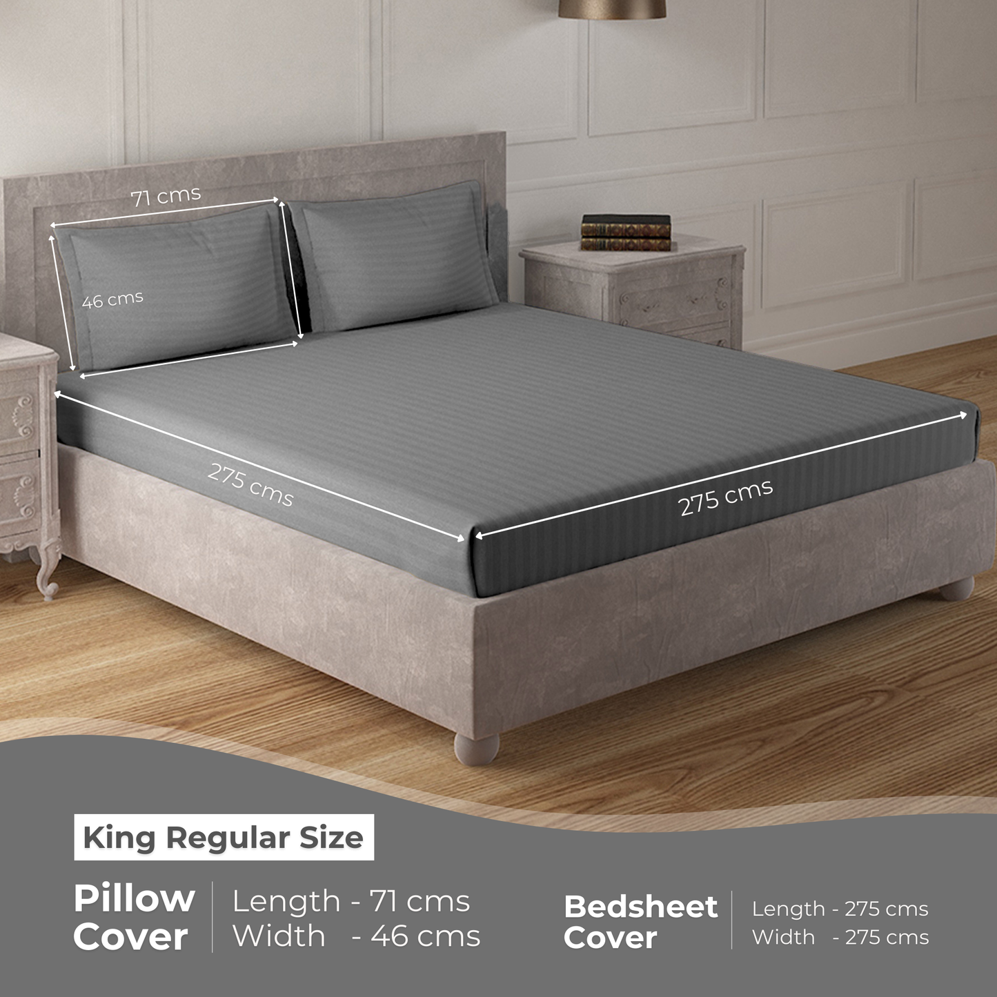 King Regular - 275cmx275cm