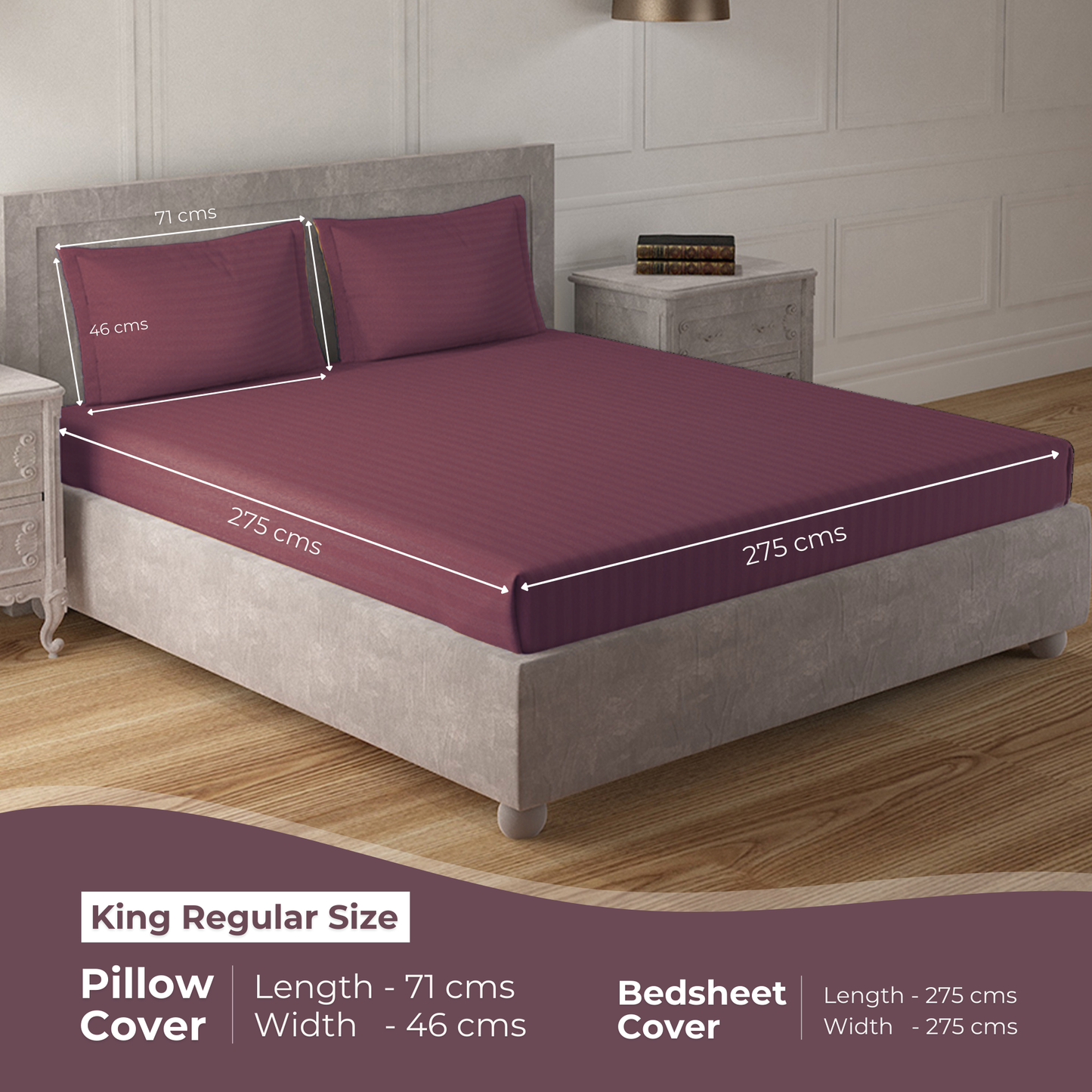 King Regular - 275cmx275cm