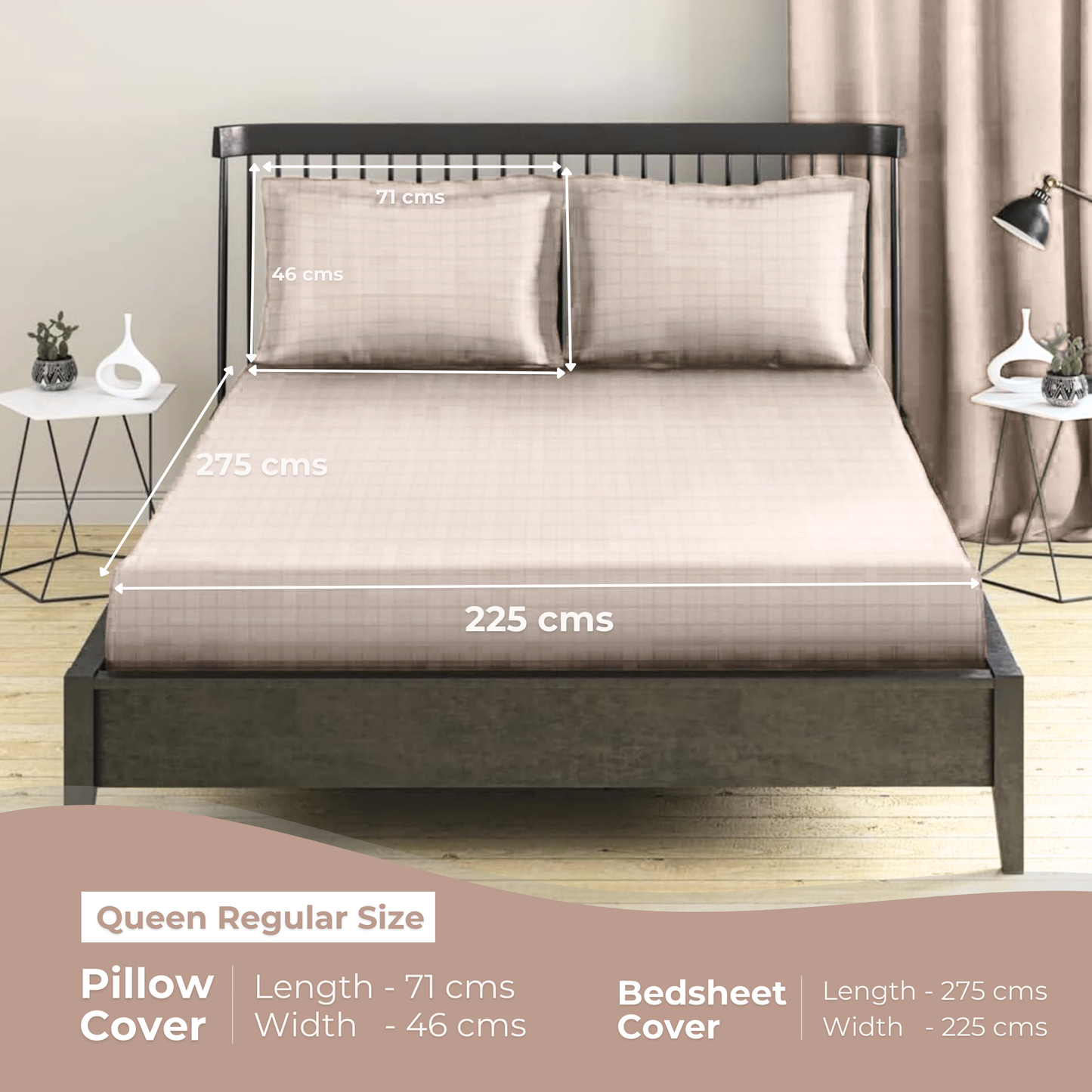 Queen Regular - 275cmx225cm