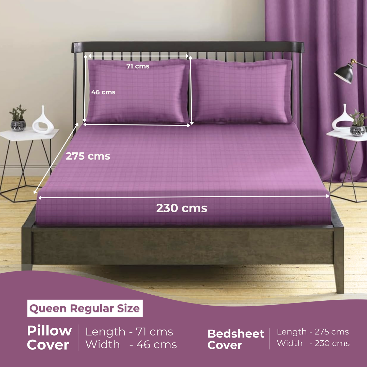Queen Regular - 275cmx225cm