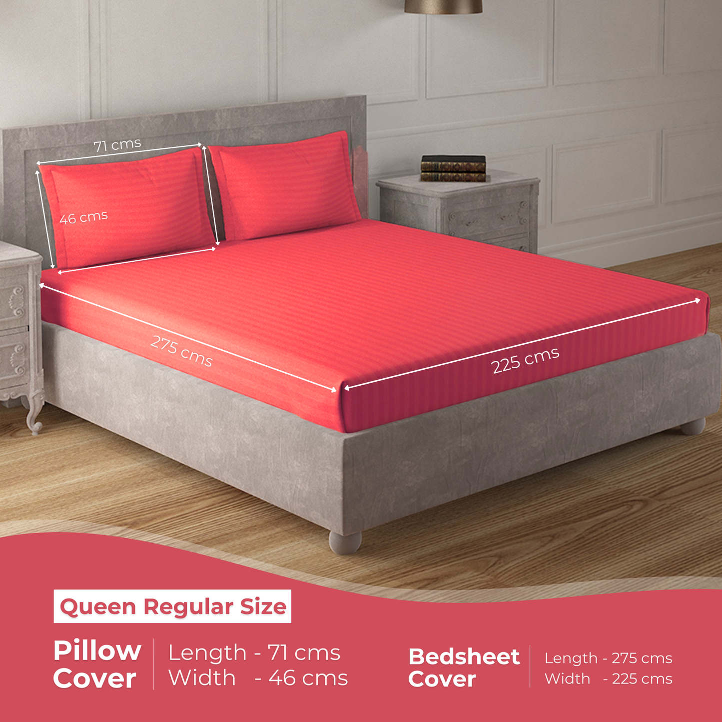 Queen Regular - 275cmx225cm