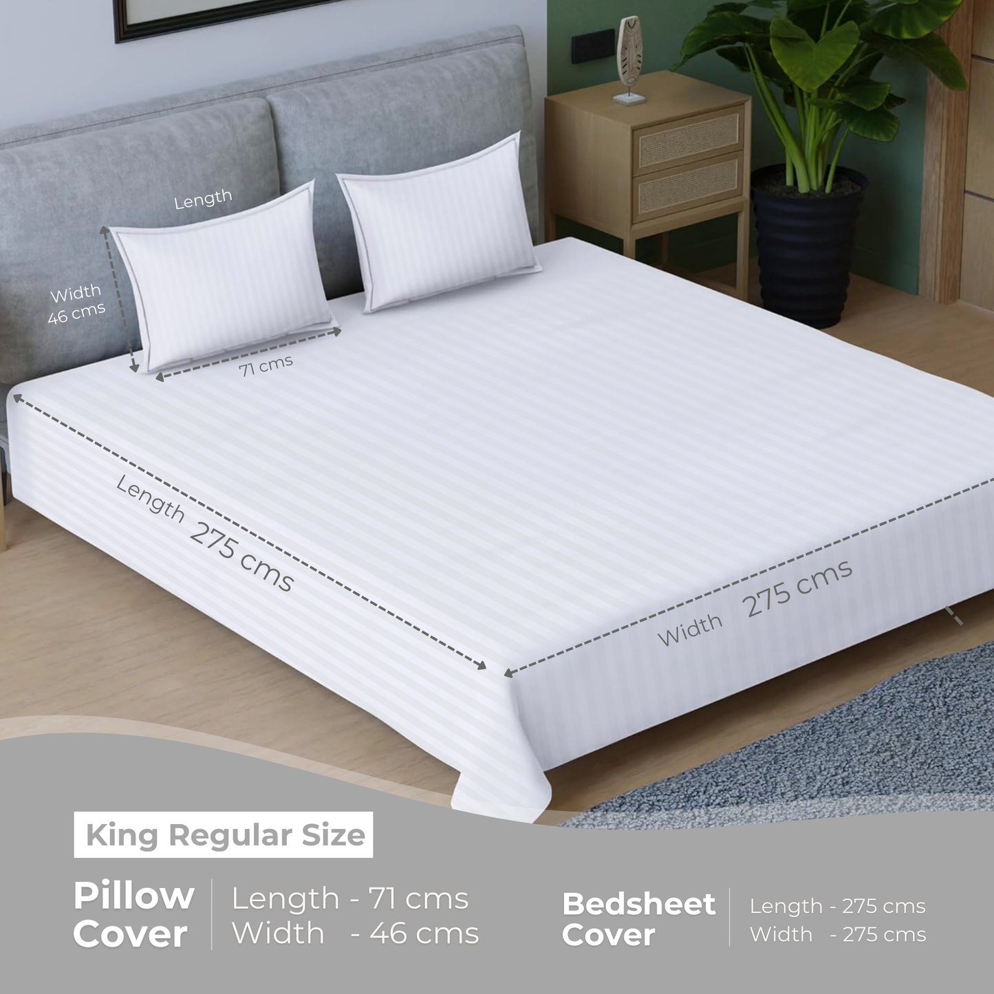 King Regular - 275cmx275cm