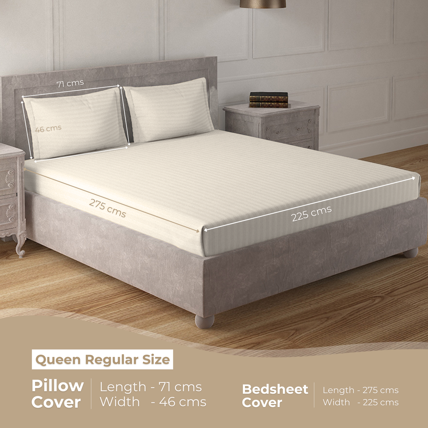 Queen Regular - 275cmx225cm