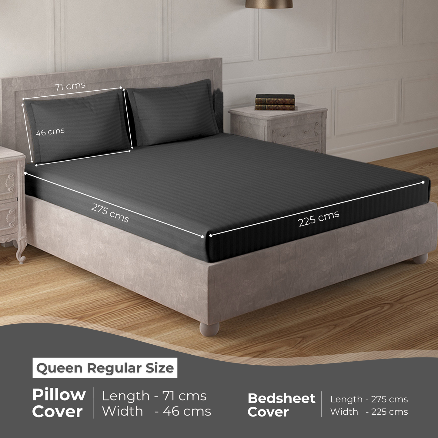 Queen Regular - 275cmx225cm