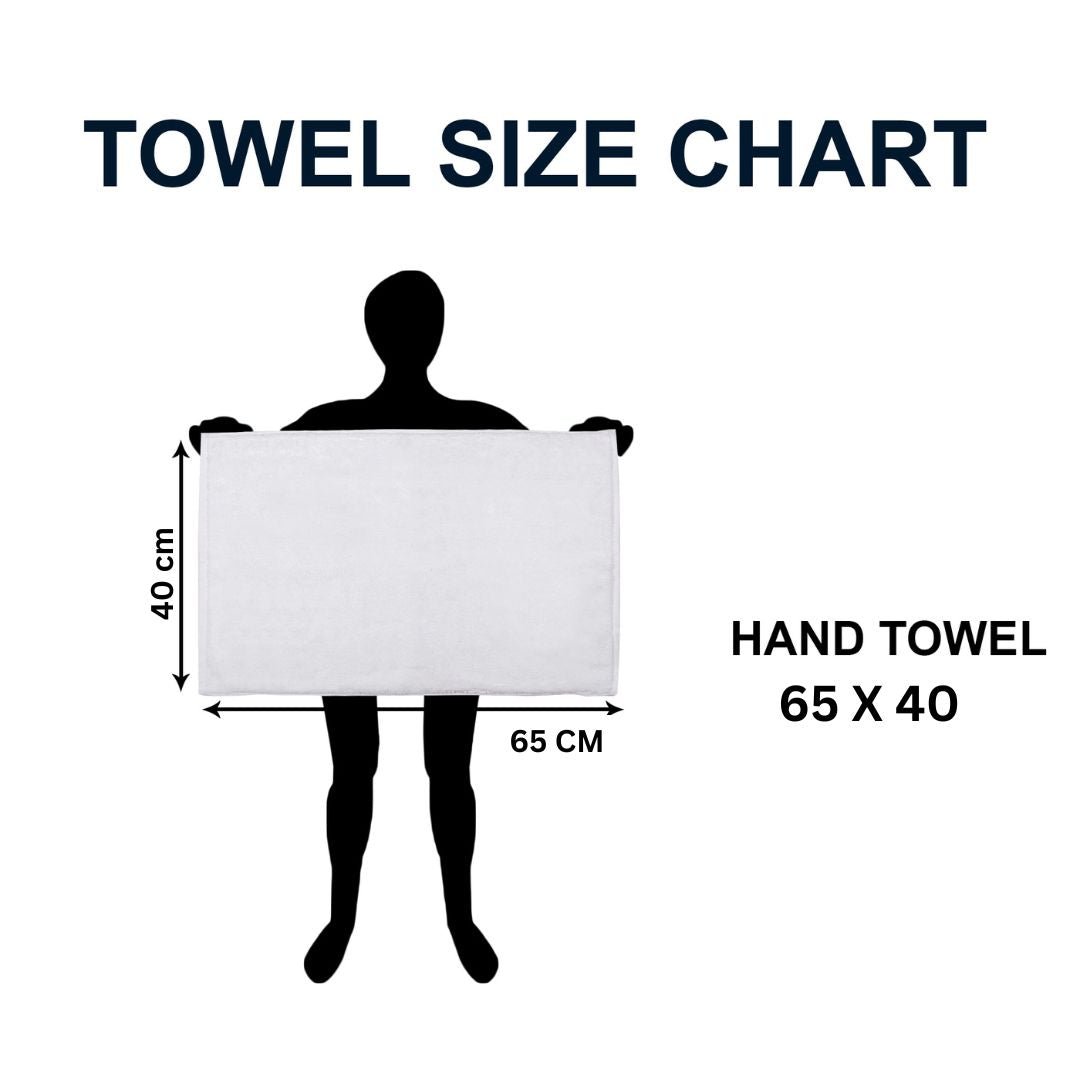 Pro Linen Hotel Plain 150G 100% Cotton Hand Towel | 550GSM