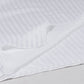 Pro Linen Imperial White 3Pc Bedding Set | 300TC Pure Cotton 1cm Satin Stripe